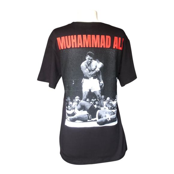 Muhammad Ali The Greatest Of All Time Black T-Shirt Crew Neck Short Sleeve Small - Picture 4 of 8